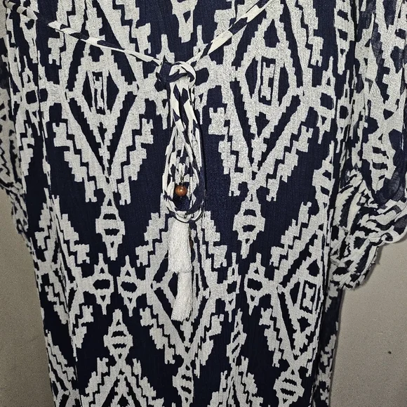 NWT Tory Burch Katherine Dress Small Cold Shoulder Maxi - Picture 3 of 7